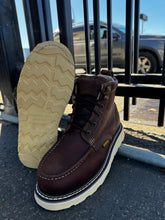Load image into Gallery viewer, 00060 (NO STEEL TOE) 650 crazy brown work boots