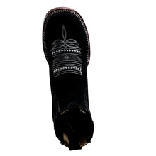 Load image into Gallery viewer, 001 Botín vaquero gamusa - men's boots - 723 Black