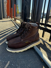 Load image into Gallery viewer, 00060 (NO STEEL TOE) 650 crazy brown work boots