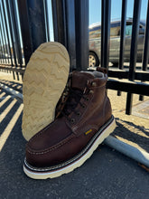Load image into Gallery viewer, 00060 (NO STEEL TOE) 650 crazy brown work boots