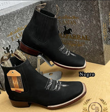 Load image into Gallery viewer, 0033 Botin rodeo gamusa Justin  - men's boots suela caoba