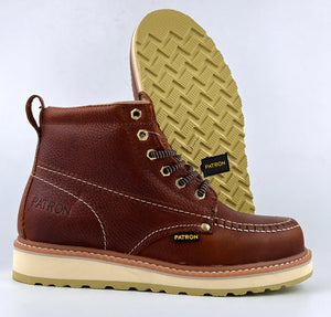 502 Light Brown work boots