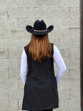Load image into Gallery viewer, Chaleco largo vaquero de dama