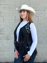 Load image into Gallery viewer, Chaleco vaquero de dama