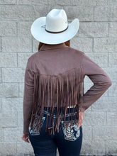 Load image into Gallery viewer, Chamarra vaquera de dama