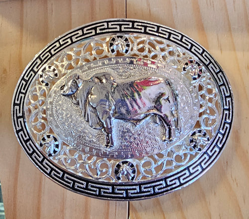 0022 Belt buckle bull