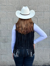 Load image into Gallery viewer, Chaleco vaquero de dama