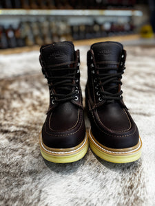0002 Men work boots NO STEEL TOE Est 513 shedron bull fight