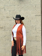 Load image into Gallery viewer, Chaleco vaquero de dama