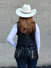 Load image into Gallery viewer, Chaleco vaquero de dama