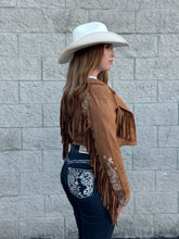 Load image into Gallery viewer, Chamarra vaquera de dama