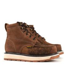Load image into Gallery viewer, 00068 714 Azteca No Steel Toe brown work boots