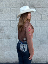 Load image into Gallery viewer, Chamarra vaquera de dama