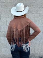 Load image into Gallery viewer, Chamarra vaquera de dama