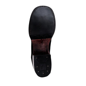 001 Botín vaquero gamusa - men's boots - 723 Black