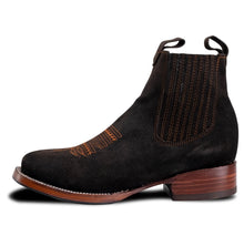 Cargar imagen en el visor de la galería, 002 Botín vaquero gamusa - men&#39;s boots - 723 chocolate