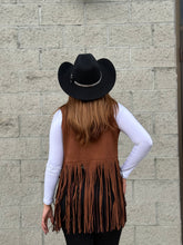 Load image into Gallery viewer, Chaleco vaquero de dama