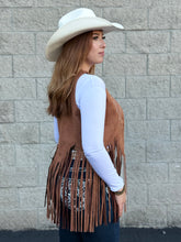 Load image into Gallery viewer, Chaleco vaquero de dama