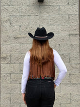 Load image into Gallery viewer, Chaleco corto vaquero de dama