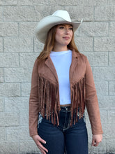 Load image into Gallery viewer, Chamarra vaquera de dama