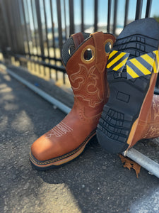 00036 (Steel toe) 5600 S Brown Floter Work boots
