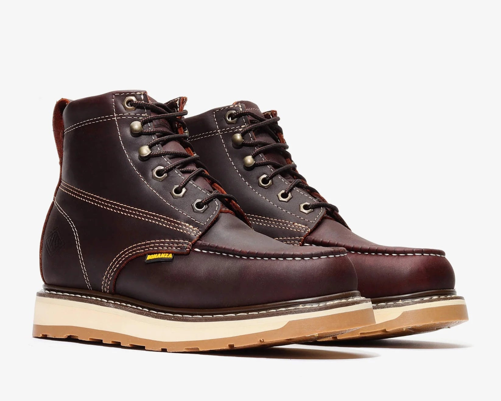 0004T Bonanza Steel toe work boots – Los leyva western wear