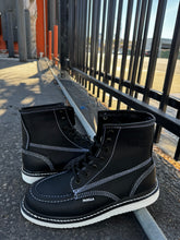 Cargar imagen en el visor de la galería, 0002 (No Steel Toe) 115 Black Work Boots