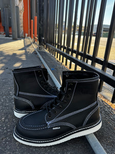 0002 (No Steel Toe) 115 Black Work Boots