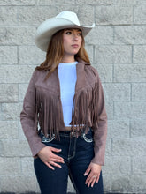 Load image into Gallery viewer, Chamarra vaquera de dama