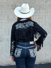 Load image into Gallery viewer, Chamarra vaquero de dama