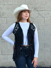 Load image into Gallery viewer, Chaleco vaquero de dama