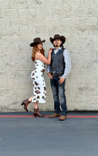 Load image into Gallery viewer, Vestido🤎🐮VAQUERO