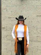 Load image into Gallery viewer, Chaleco vaquero de dama