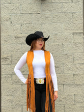Load image into Gallery viewer, Chaleco vaquero de dama
