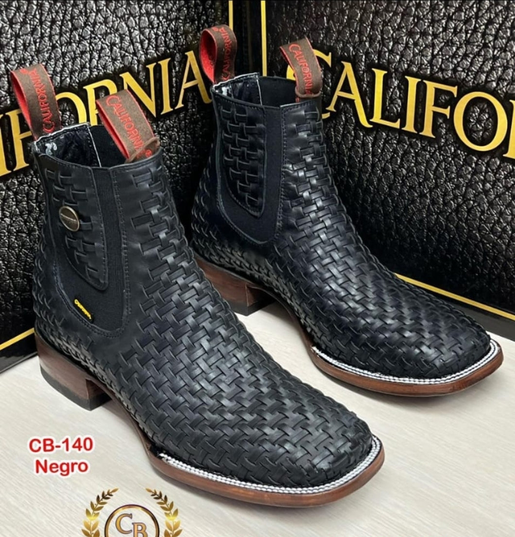 006 Botin rodeo de petatillo color negro- men