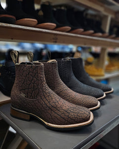 003 Botin cuello de toro cafe -men