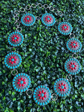 Load image into Gallery viewer, Red-T Concho belt 42” long