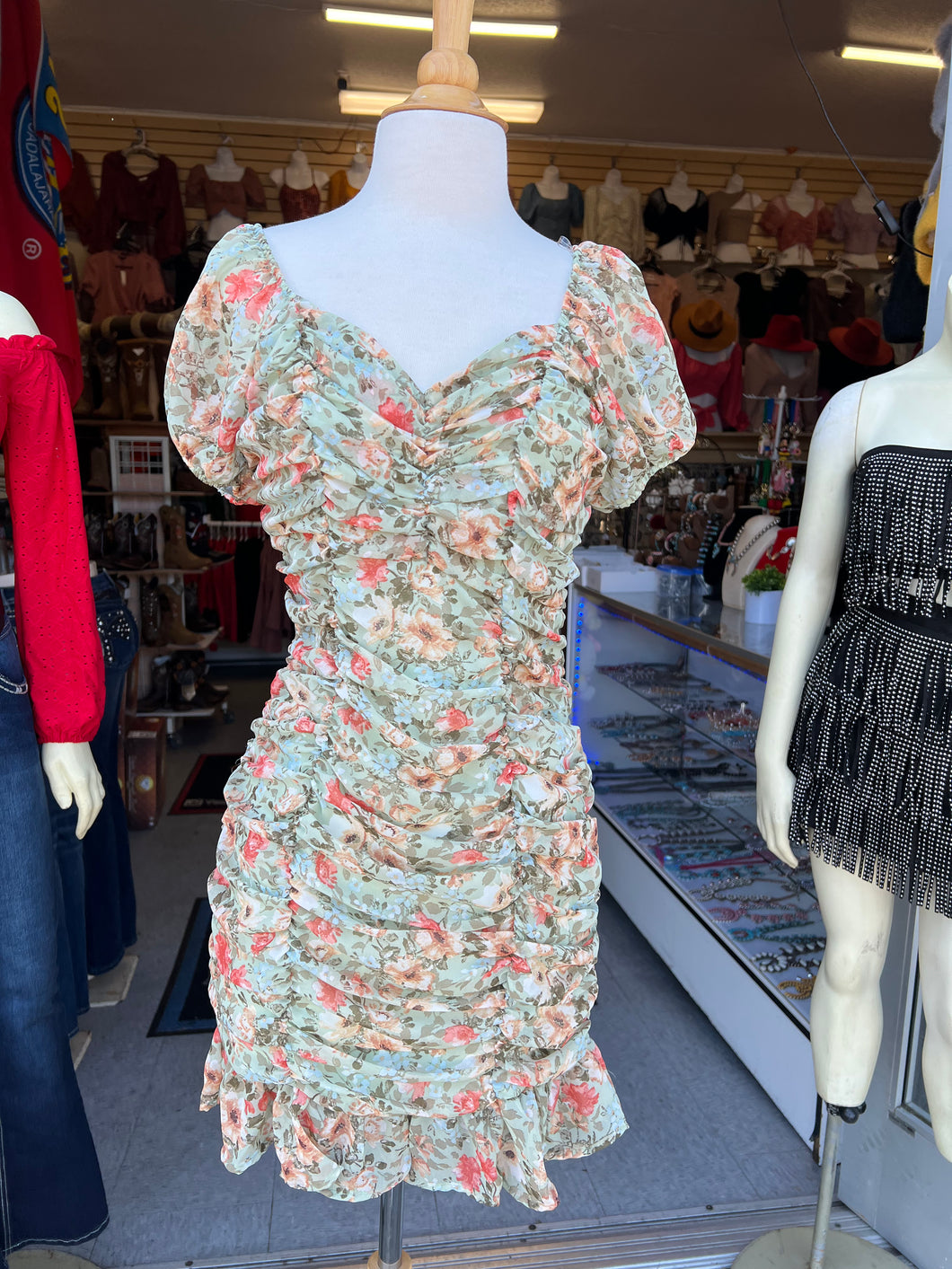 Cynthia Ruched Dress