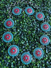 Load image into Gallery viewer, Red-T Concho belt 42” long