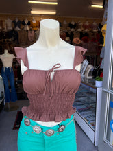 Load image into Gallery viewer, Karina Brown Tank top