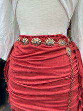 Load image into Gallery viewer, Turquoise chain belt