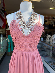Lace Pink Dress 🌸