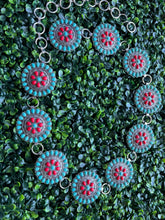 Load image into Gallery viewer, Red-T Concho belt 42” long