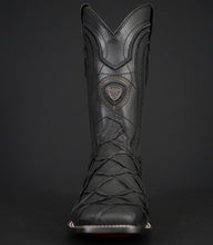 Load image into Gallery viewer, 067 Man Rodeo black boots 🔥 pirulucu leather print
