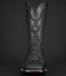 067 Man Rodeo black boots 🔥 pirulucu leather print