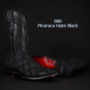 067 Man Rodeo black boots 🔥 pirulucu leather print