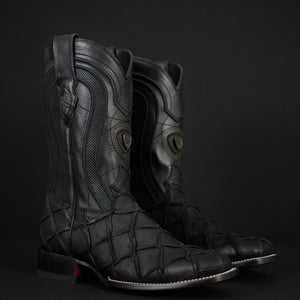 067 Man Rodeo black boots 🔥 pirulucu leather print
