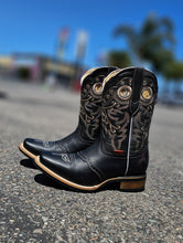 Load image into Gallery viewer, 0034 Est Jose Man rodeo boots Black
