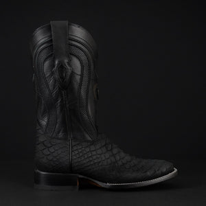068 Man Rodeo black boots 🔥 python leather print