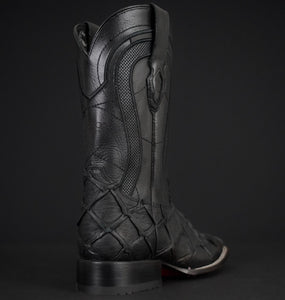 067 Man Rodeo black boots 🔥 pirulucu leather print